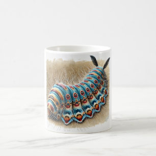 Tent Caterpillar Moth 061124IREF201 - Watercolor Coffee Mug