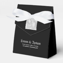 Tent Favour Box Simple Fit Template Black