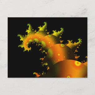 Tentacle Fractal Postcard