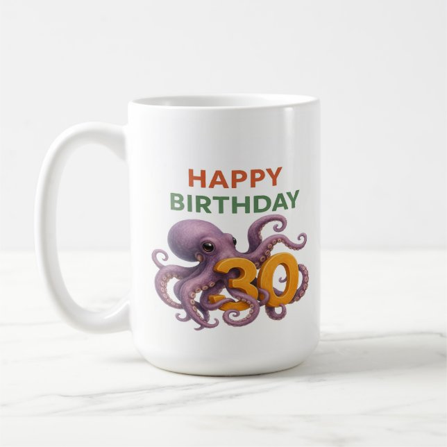 Tentacle Twist : 30e anniversaire Octopus Mug (Gauche)