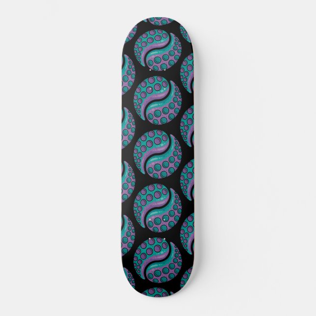 Tentacle Yin Yang Skateboard (Front)