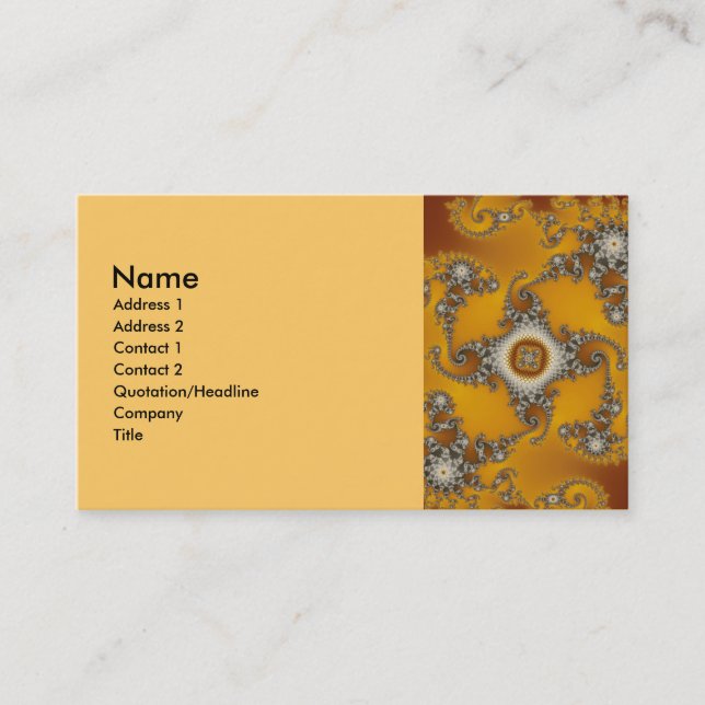 Tentacles Fractal Business Card (Front)