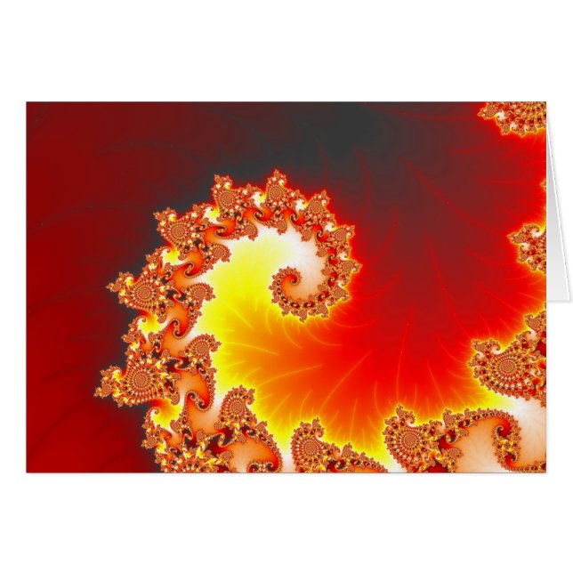 Tentacule flamboyante - art de fractale (Devant horizontal)