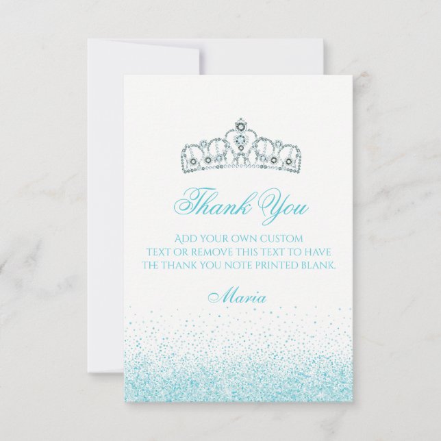 Tentation des cartes turquoises de Merci (Devant)