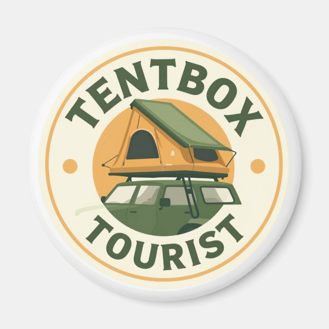 Tentbox Tourist Magnet (Front)