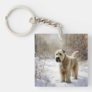 Tenter Wheaten Laissez Tomber la Neige Noël