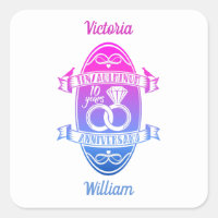 Tenth 10th wedding anniversary TIN ALUMINUM