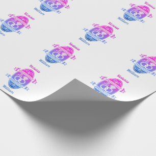 Tenth 10th wedding anniversary TIN ALUMINUM Wrapping Paper