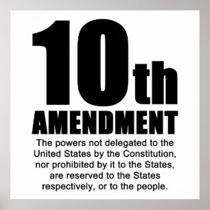 Tenth Amendment Poster