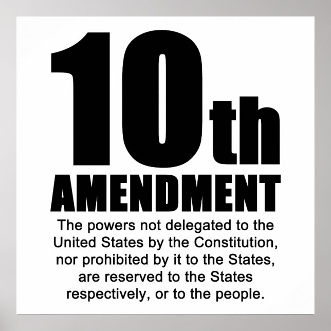 Tenth Amendment Poster (Front)
