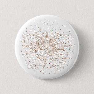 Tenth Day of Chrismas Button Pinback