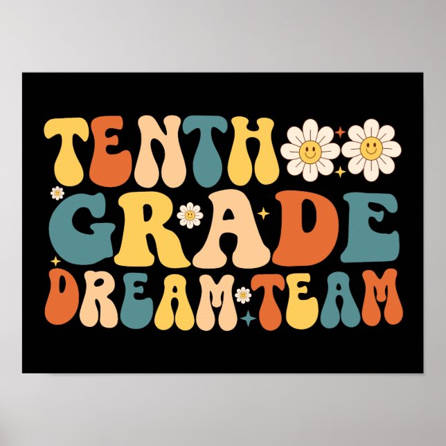 Tenth Grade Dream Team Poster (Front)
