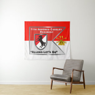 Tenture 11e Régiment de cavalerie blindée ACR