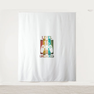 Tenture 16e anniversaire Gift Mens Niveau 16 Jeu déverroui