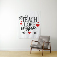 1/2 Enseigner l'amour Inspirer Chemise maternelle