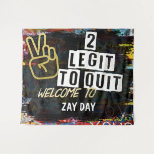 Tenture 2 Legit, DEUX, Hip hop Anniversaire, deuxième anni