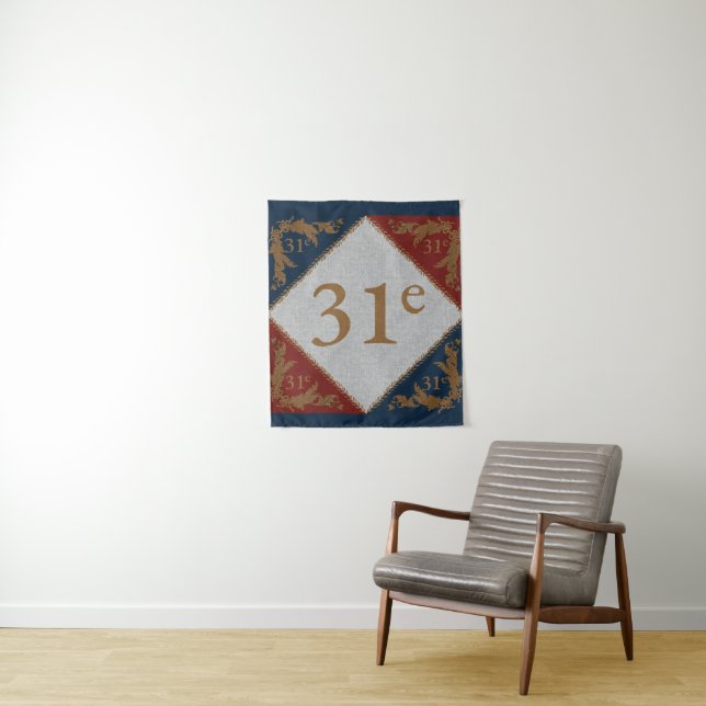 Tenture 31e Drapeau (En situation)