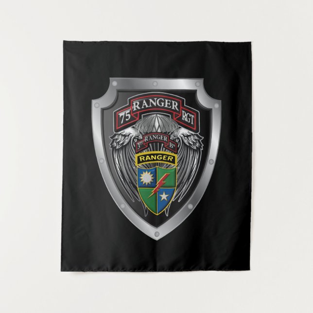 Tenture 3e Bataillon du 75e Régiment de Rangers  (Devant)