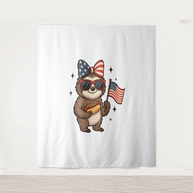 Tenture 4 juillet (Devant)