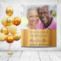 50e anniversaire d'or mariage sur mesure photo chi