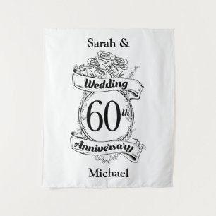 Tenture 60e anniversaire des Mariages du diamant