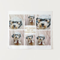 6 Collage photo minimaliste - Gold et White Grid