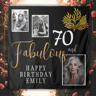 Tenture 70 et Fabulous Gold Foliage 3 Photo Anniversaire