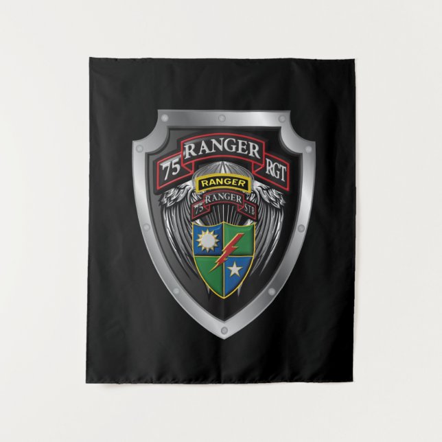 Tenture 75e Régiment de Rangers STB (Devant)