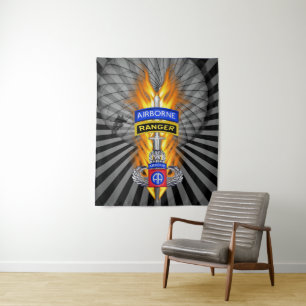 Tenture 82e division aéroportée "Airborne All The Way"