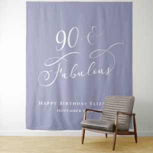 Tenture 90 Fabuleux Lavande violet fête d'anniversaire