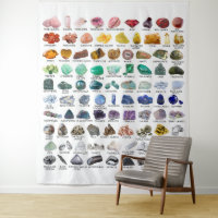 90 Rainbow Rocks Crystal Collection Mur pendage
