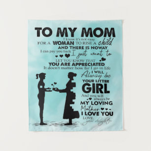 Tenture À ma conception mère   Lettre à maman