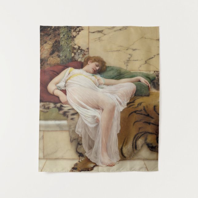 Tenture A Siesta par John William Godward (Devant)