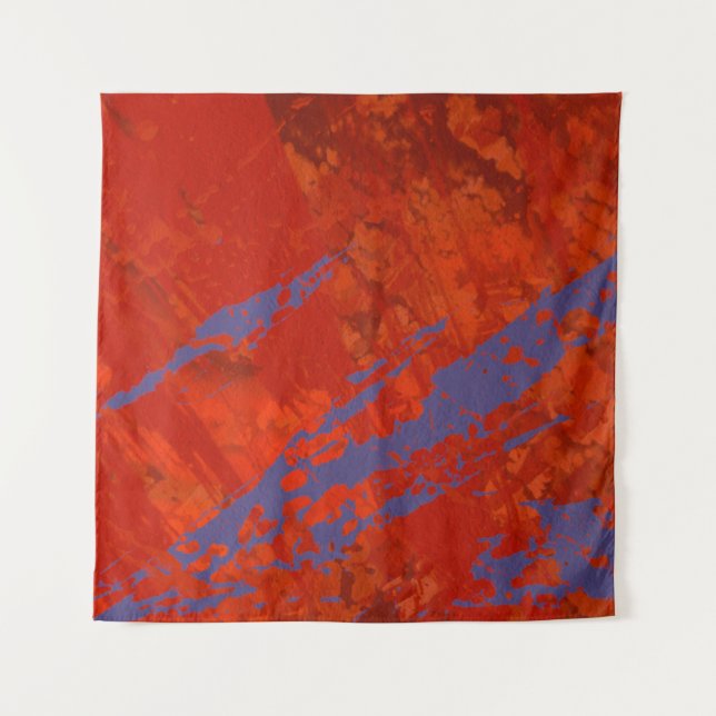 Tenture Abstract painting. Ink handmade image. Modern arti (Devant)