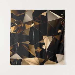 Tenture Abstrait arrière - plan de cristal triangle.
