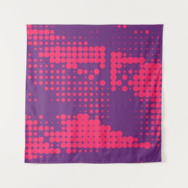 Tenture Abstrait Creative concept BD pop art style bla (Devant)