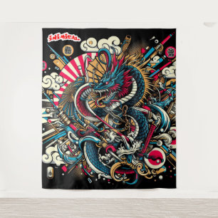 Tenture Abstrait japonais inimical