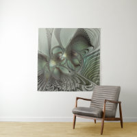 Abstrait Olive Sage Green Grey Fractal Art Imagina