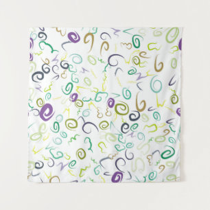 Tenture Abstrait sans couture motif manuel abstrait, art,