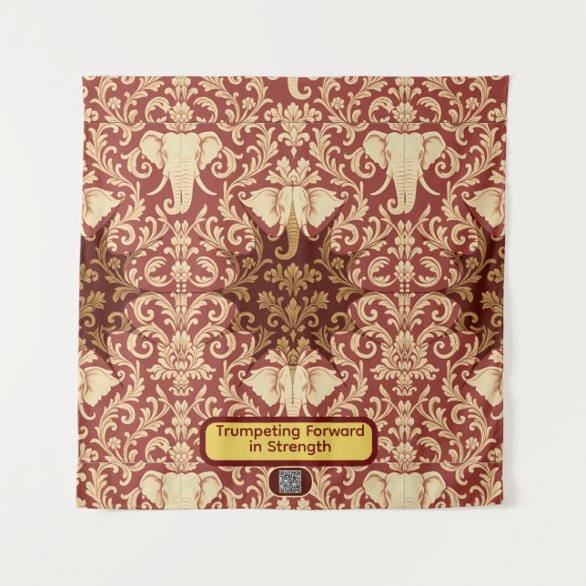 Tenture Achempong Trumpeting Forward: A Timeless Statement (Devant)