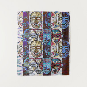 Tenture African Masks V2