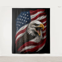 Aigle chauve patriotique américain conception de l