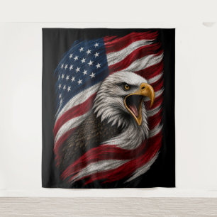 Tenture Aigle chauve patriotique américain conception de l
