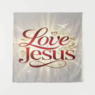 Tenture Aime Jésus