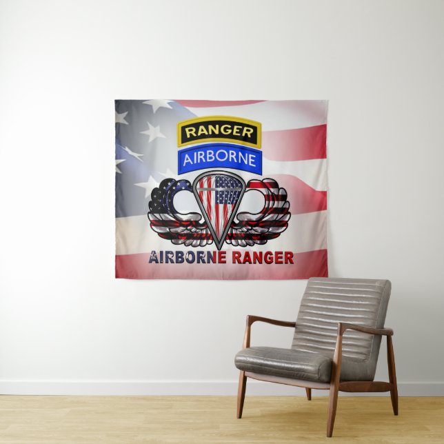 Tenture Airborne Ranger (En situation (horizontale))