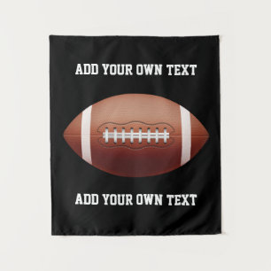 Tenture Ajouter du texte sur l'oreiller de football