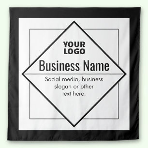 Tenture Ajoutez votre logo modèle personnalisable