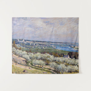 Tenture Alfred Sisley - Terrasse à Saint-Germain, Printemp