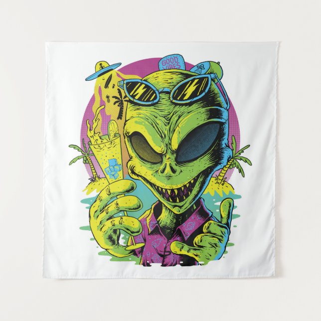 Tenture Alien super (Devant)
