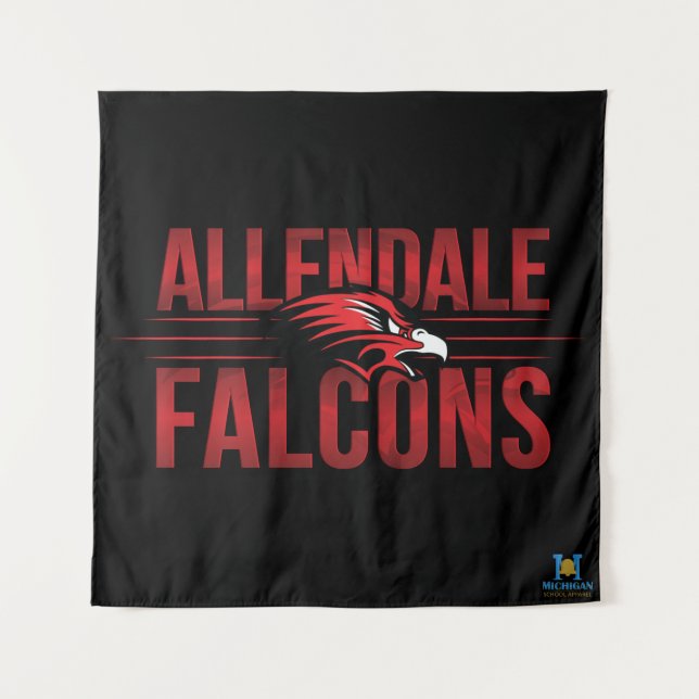 Tenture Allendale Falcons #2 (Devant)